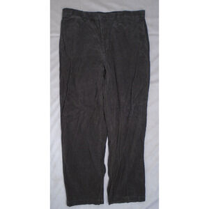 VTG GAP Corduroy Pants Mens Fits 38x32 Brown Relaxed Fit Pleated Front 90s